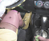 2008 Honda Fit IIHS Frontal Impact Crash Test Picture