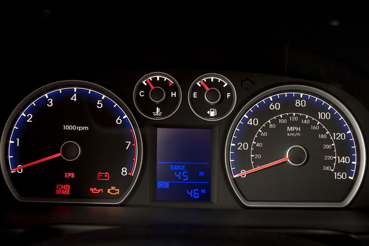 2010 Hyundai Elantra Touring Gauges Picture