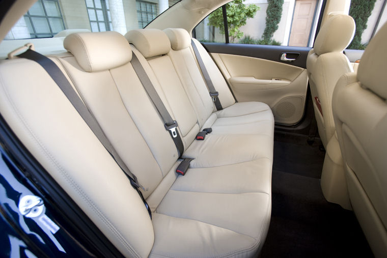 2009 Hyundai Sonata Rear Seats Picture