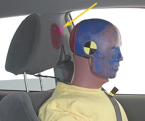 2008 Hyundai Tucson IIHS Frontal Impact Crash Test Picture