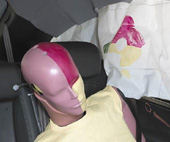 2008 Hyundai Veracruz IIHS Side Impact Crash Test Picture