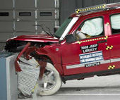 2008 Jeep Liberty IIHS Frontal Impact Crash Test Picture