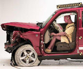 2008 Jeep Liberty IIHS Frontal Impact Crash Test Picture