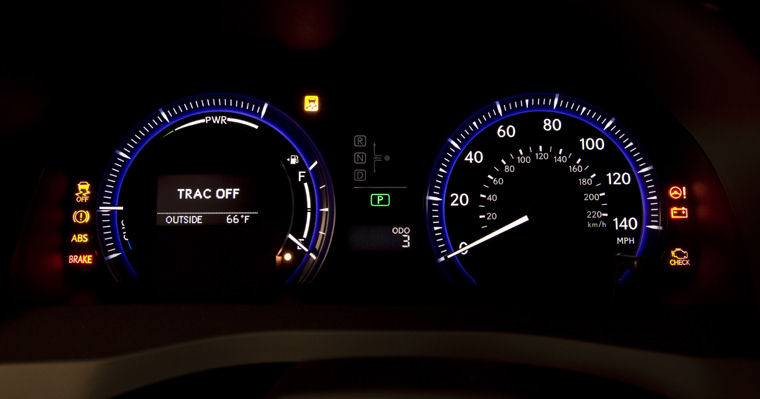 2011 Lexus HS250h Gauges Picture