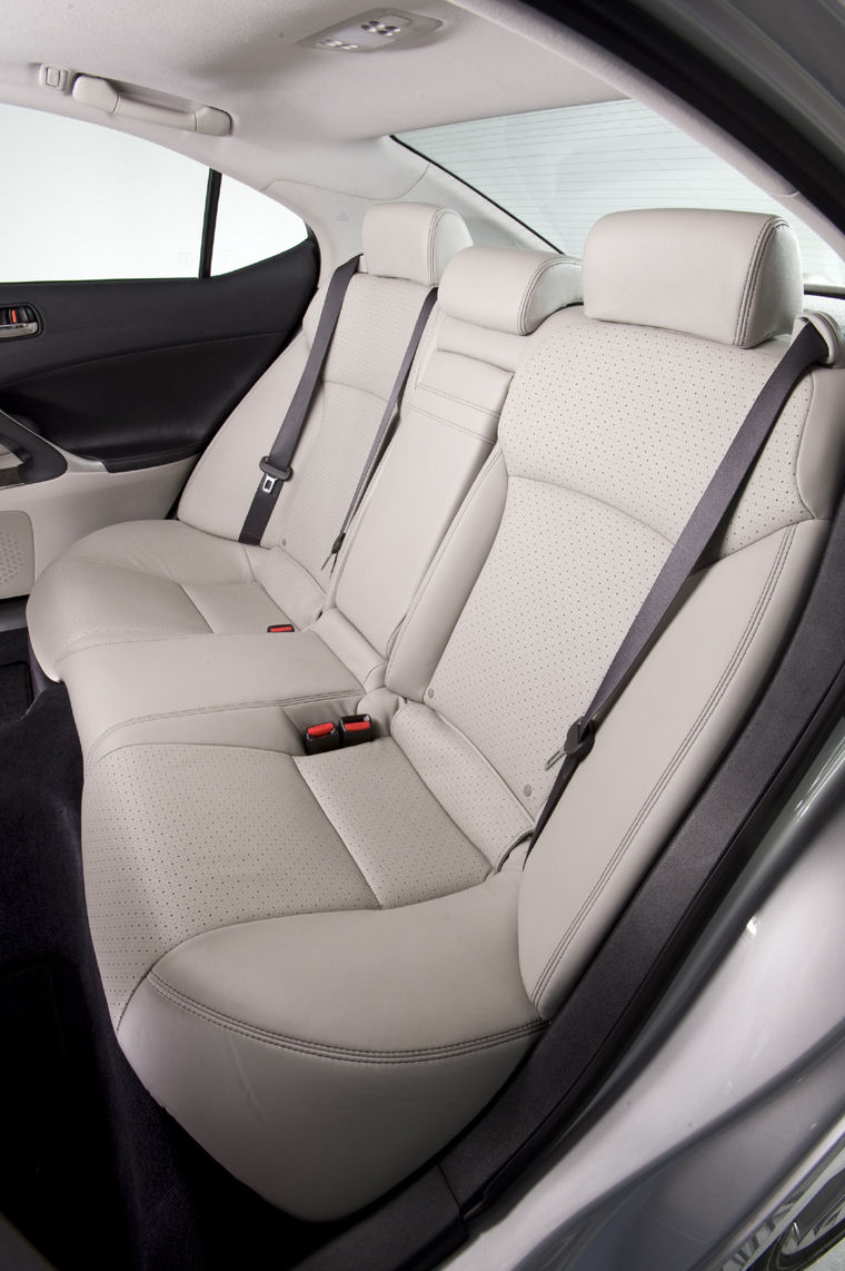 2008 Lexus IS 350 Rear Seats Picture