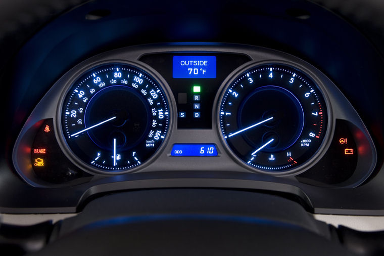 2008 Lexus IS 350 Gauges Picture