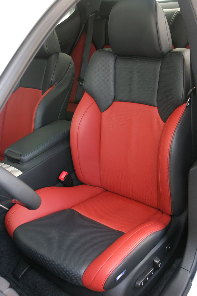 2009 Lexus IS-F Front Seats Picture