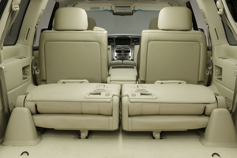 2008 Lexus LX 570 Rear Seats Folded Picture