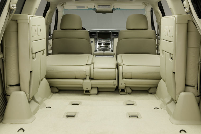 2008 Lexus LX 570 Rear Seats Folded Picture