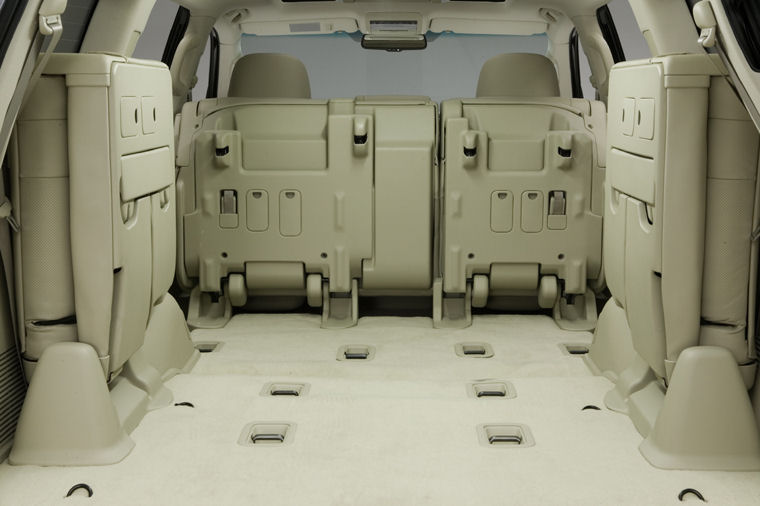 2009 Lexus LX 570 Rear Seats Folded Picture