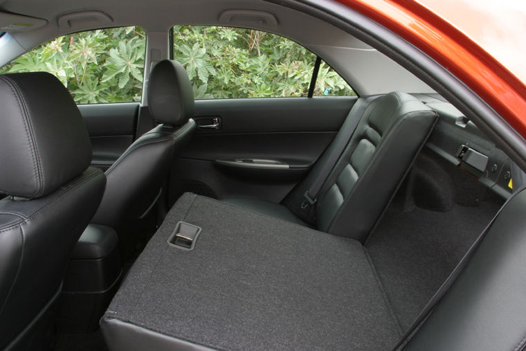 2004 Mazda 6i Sedan Rear Seats Folded Picture