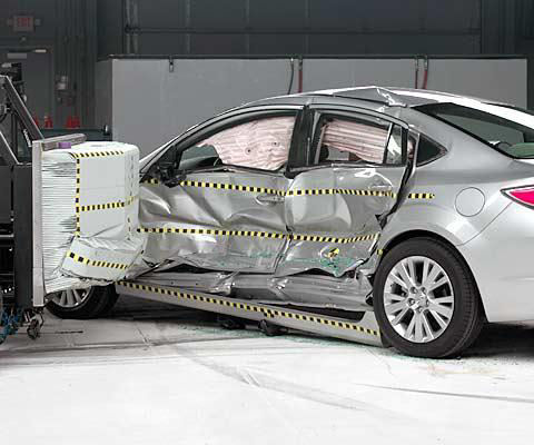 2009 Mazda 6 IIHS Side Impact Crash Test Picture