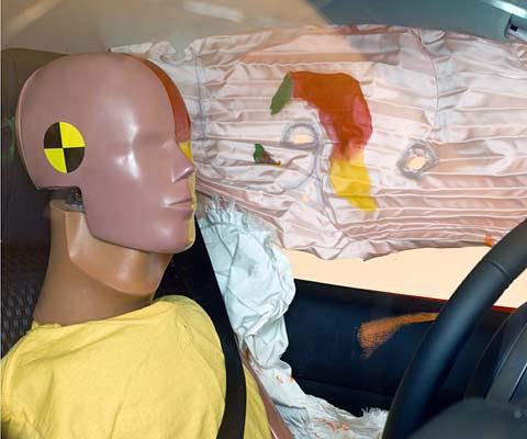 2011 Mazda Mazda2 IIHS Side Impact Crash Test Picture