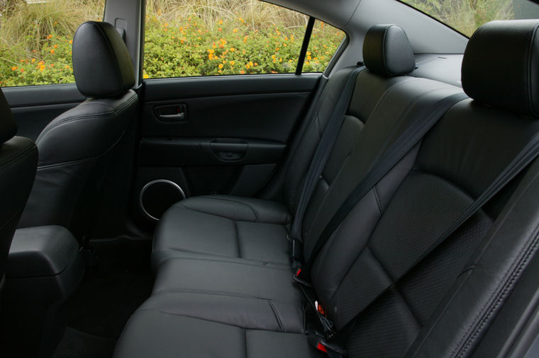 2004 Mazda 3s Sedan Rear Seats Picture