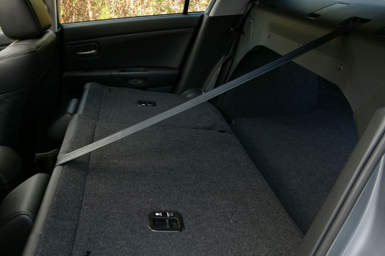 2004 Mazda 3s Sedan Rear Seats Folded Picture