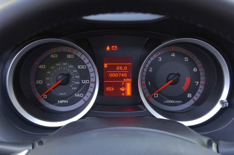 2009 Mitsubishi Lancer GTS Gauges Picture