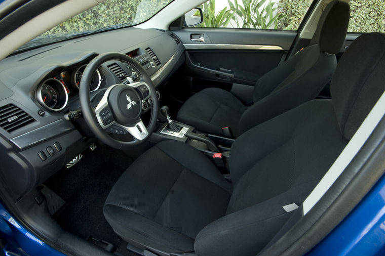 2009 Mitsubishi Lancer Ralliart Front Seats Picture