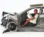 2009 Nissan Altima IIHS Frontal Impact Crash Test Picture