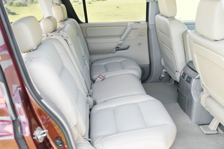 2004 Nissan Pathfinder Armada Rear Seats Picture