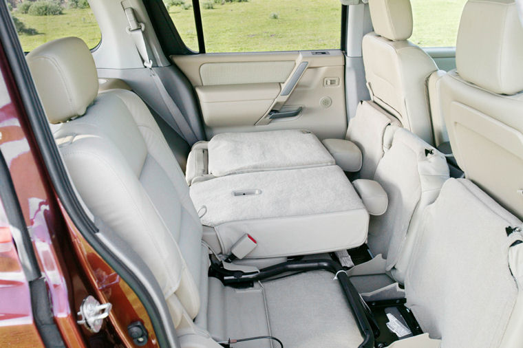 2004 Nissan Pathfinder Armada Rear Seats Picture