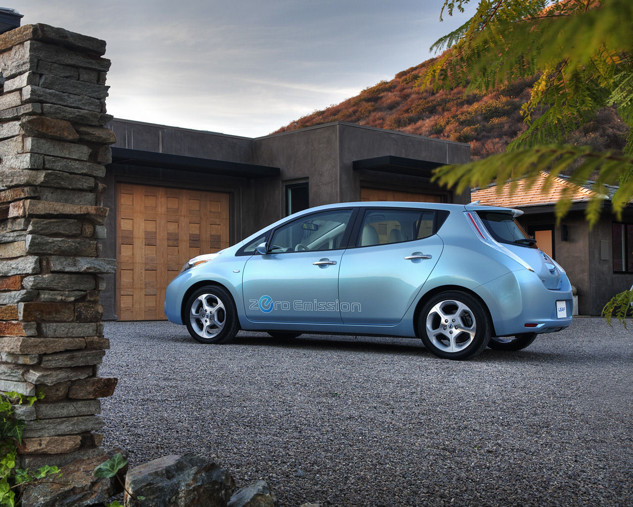 Nissan Leaf Desktop Wallpaper