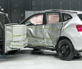 2008 Nissan Rogue IIHS Side Impact Crash Test Picture