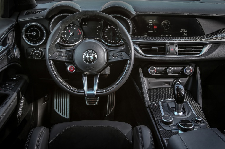 2019 Alfa Romeo Stelvio Quadrifoglio AWD Cockpit Picture