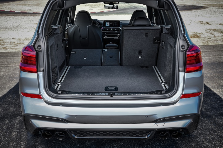 2020 BMW X3 M Competition Trunk with Rear Seat Folded Picture
