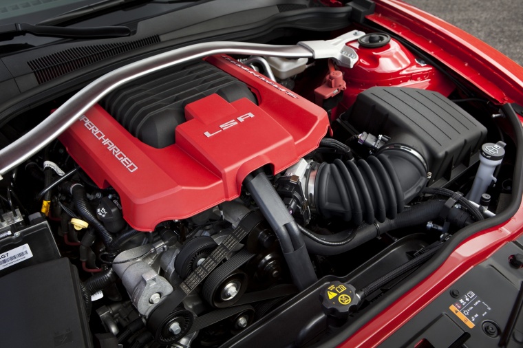 2012 Chevrolet Camaro ZL1 Coupe 6.2-liter V8 Supercharged Engine Picture