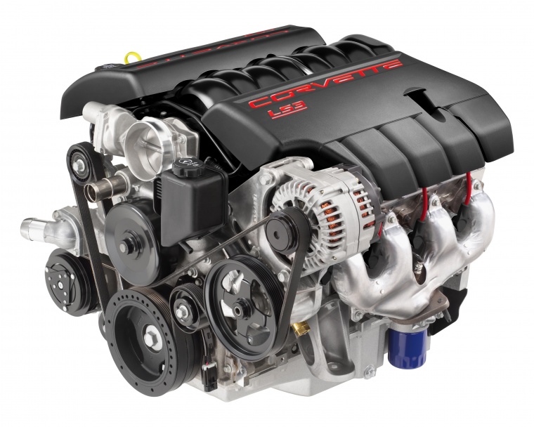 2010 Chevrolet Corvette Coupe 6.2-liter V8 LS3 Engine Picture