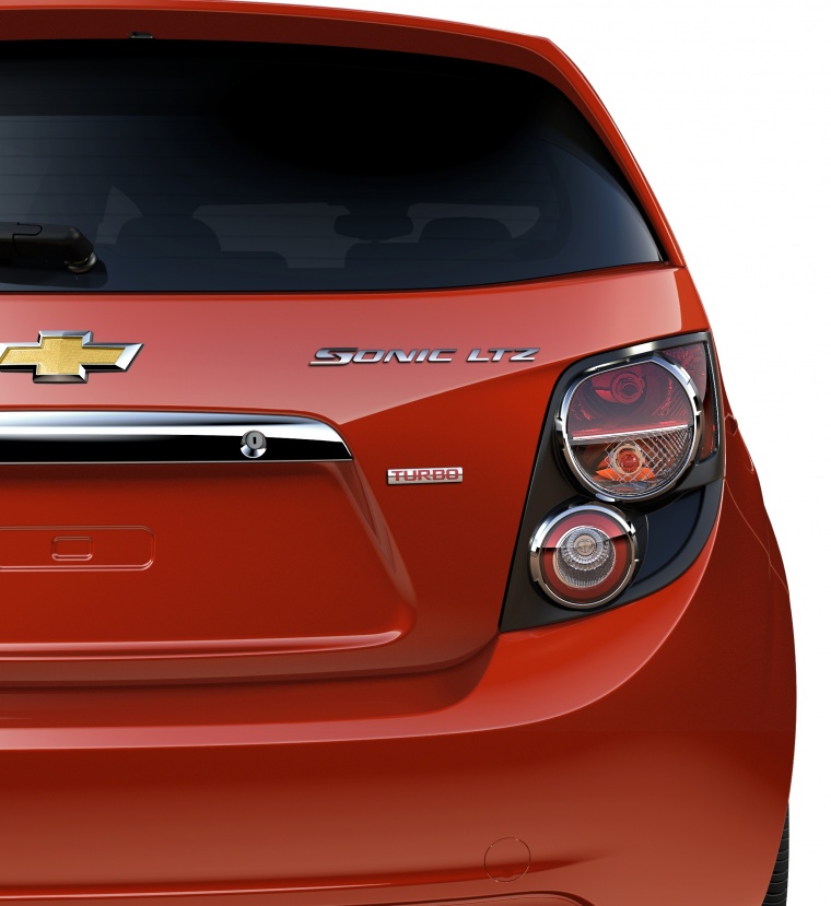 2012 Chevrolet Sonic Hatchback Tail Light Picture