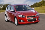 Picture of 2012 Chevrolet Sonic Hatchback in Victory Red / Summit White