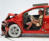 2015 Chevrolet Sonic Hatchback IIHS Frontal Impact Crash Test Picture