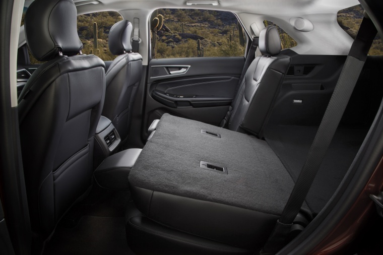 2015 Ford Edge Titanium Rear Seats Folded Picture