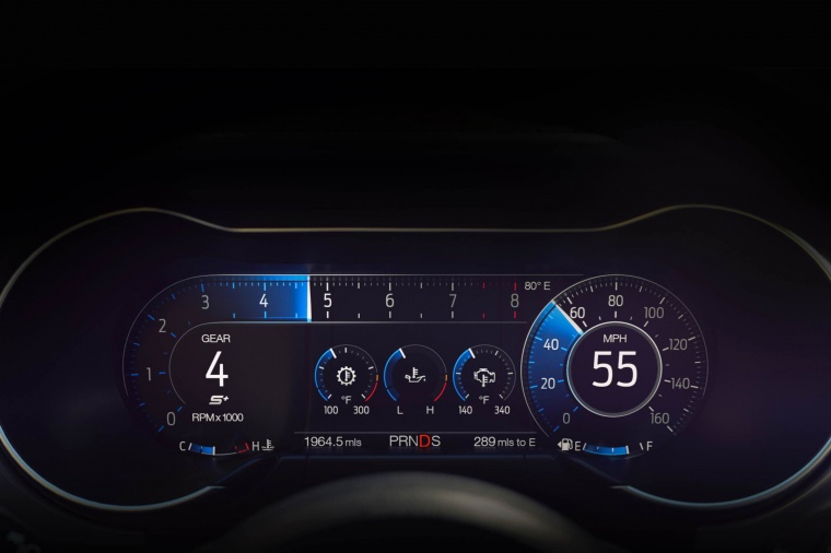 2018 Ford Mustang GT Fastback Performance Pack 1 Gauges Picture