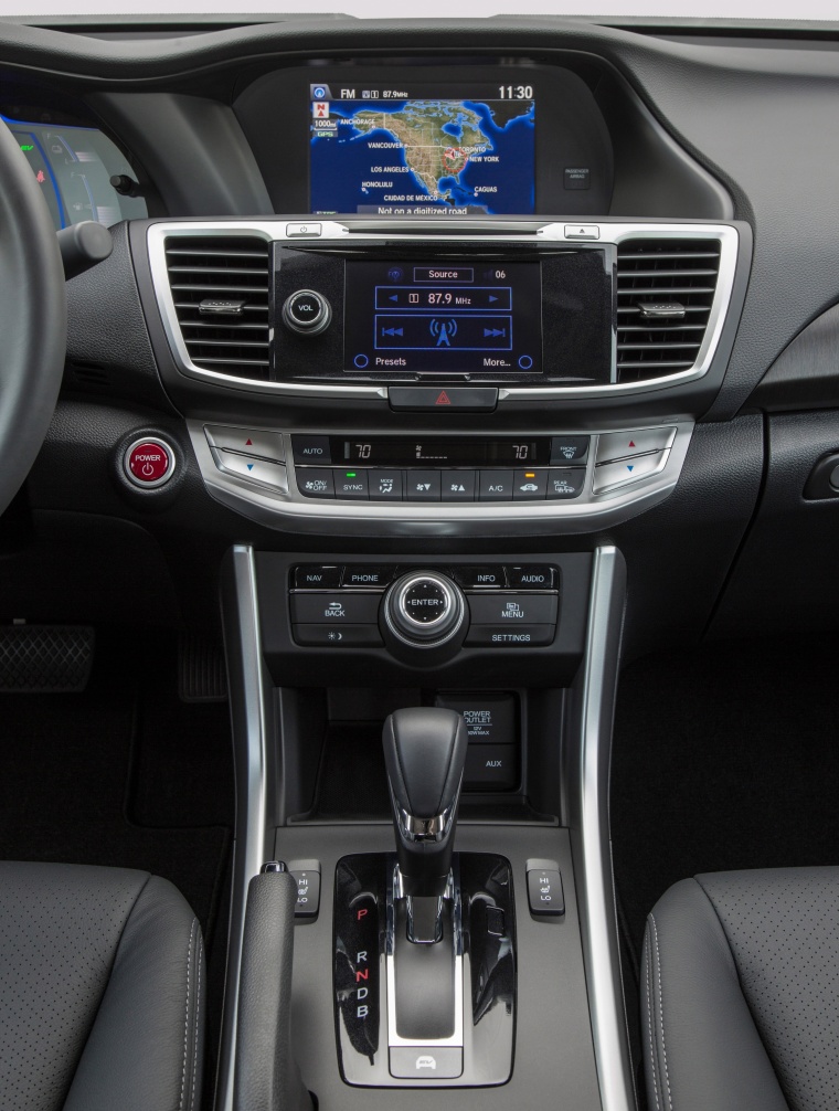 2014 Honda Accord Hybrid Sedan Touring Center Stack Picture