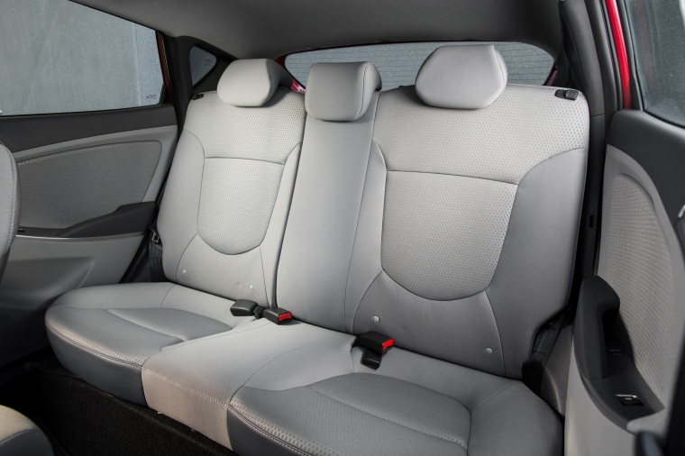 2015 Hyundai Accent Hatchback Rear Seats Picture