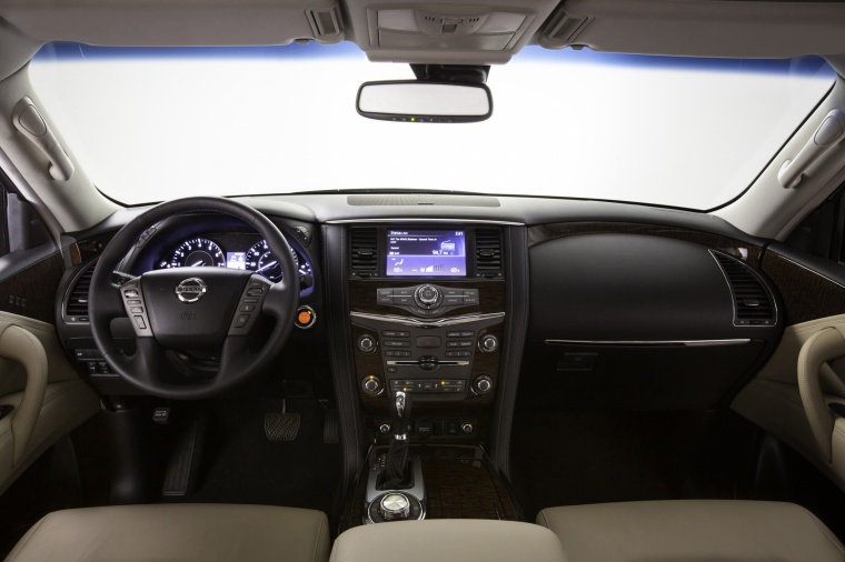 2020 Nissan Armada Platinum Cockpit Picture