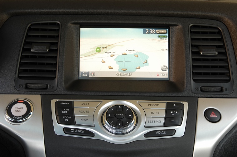 2010 Nissan Murano Navigation Screen Picture