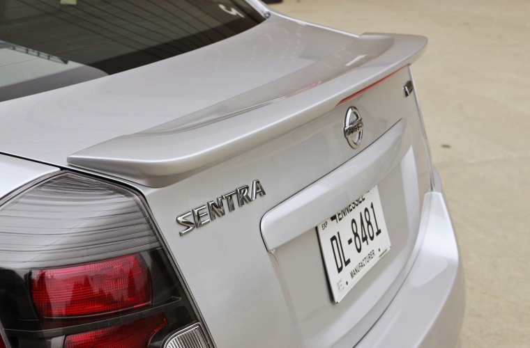 2012 Nissan Sentra SR Special Edition Sedan Rear Spoiler Picture