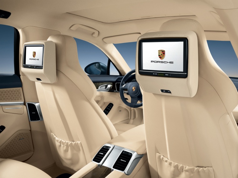 2012 Porsche Panamera Turbo Headrest Screens Picture