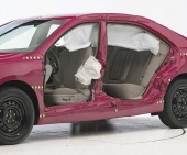 2011 Toyota Camry Hybrid IIHS Side Impact Crash Test Picture