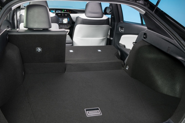 2018 Toyota Prius Three Trunk with Seat Folded Picture