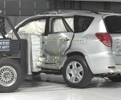 2010 Toyota RAV4 IIHS Side Impact Crash Test Picture