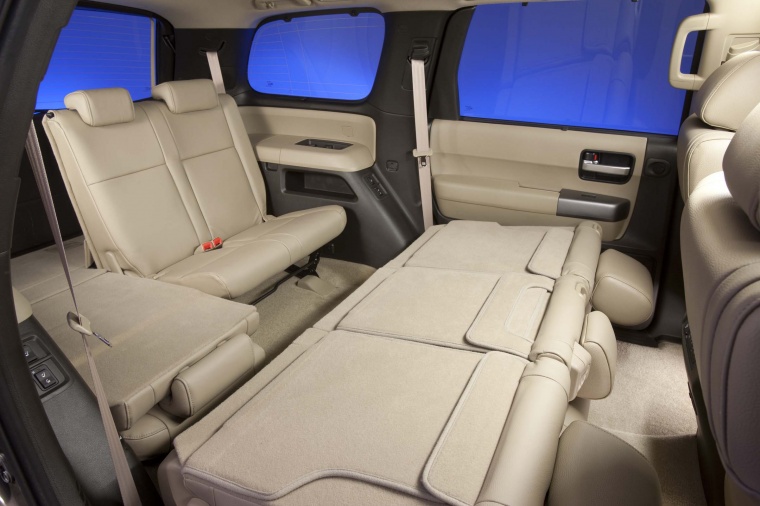 2012 Toyota Sequoia Rear Seats Picture