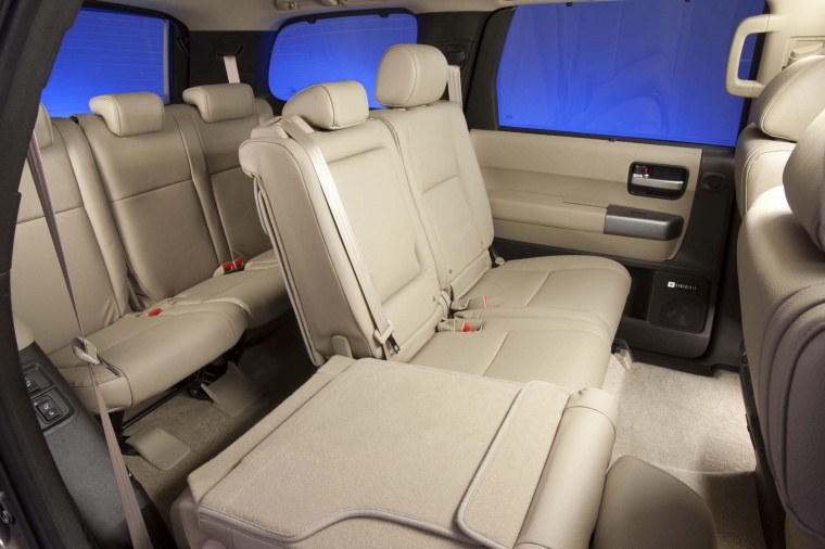 2012 Toyota Sequoia Rear Seats Picture