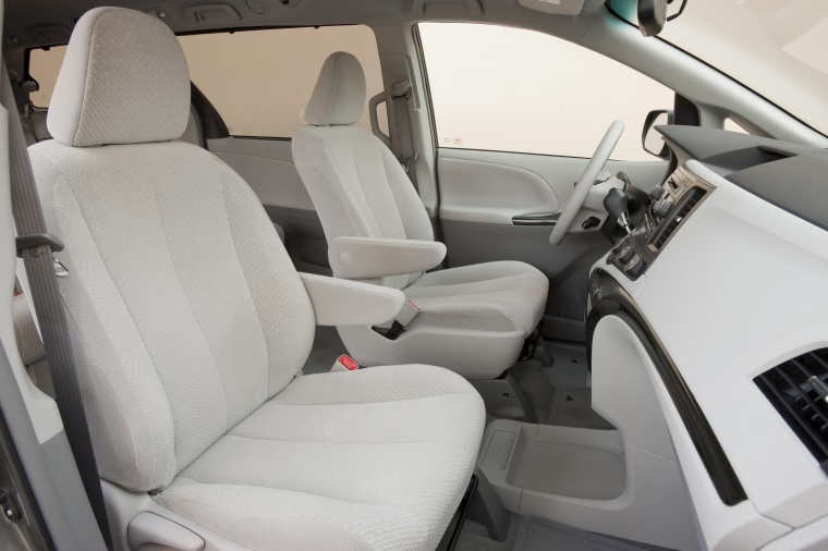 2012 Toyota Sienna LE Front Seats Picture