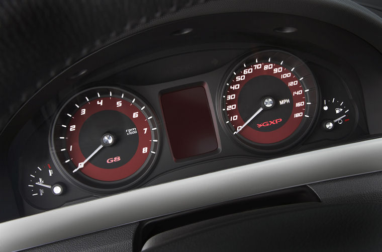 2009 Pontiac G8 GXP Gauges Picture