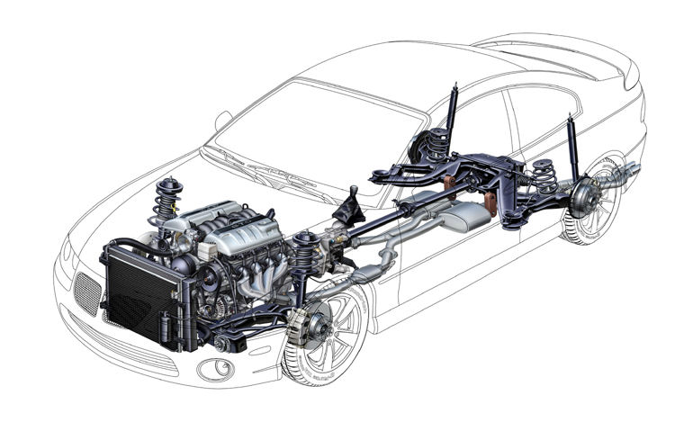 2004 Pontiac GTO Drivetrain Picture