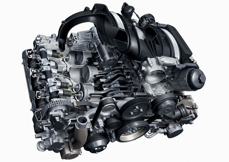 2010 Porsche 911 Carrera 3.8L Flat-6 Engine Picture